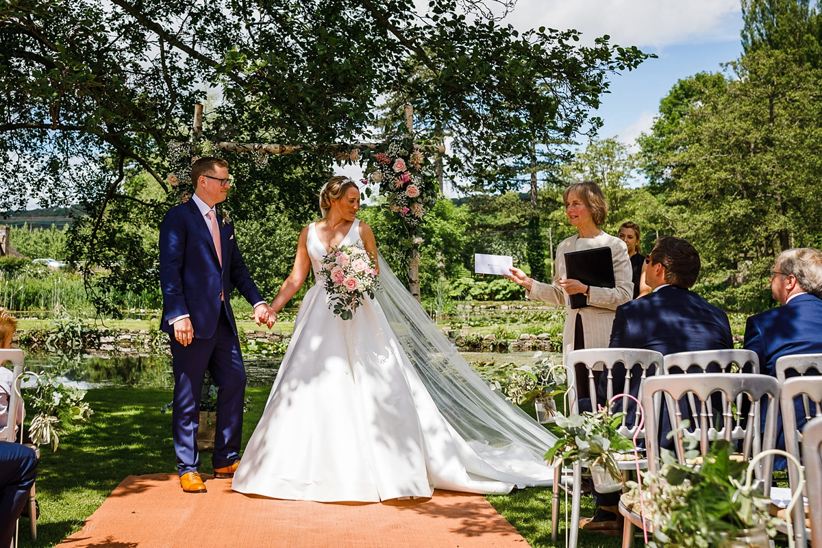 26 Allure Bridals dress Brinsop Court wedding Herefordshire