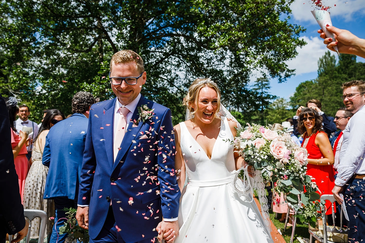 27 Allure Bridals dress Brinsop Court wedding Herefordshire