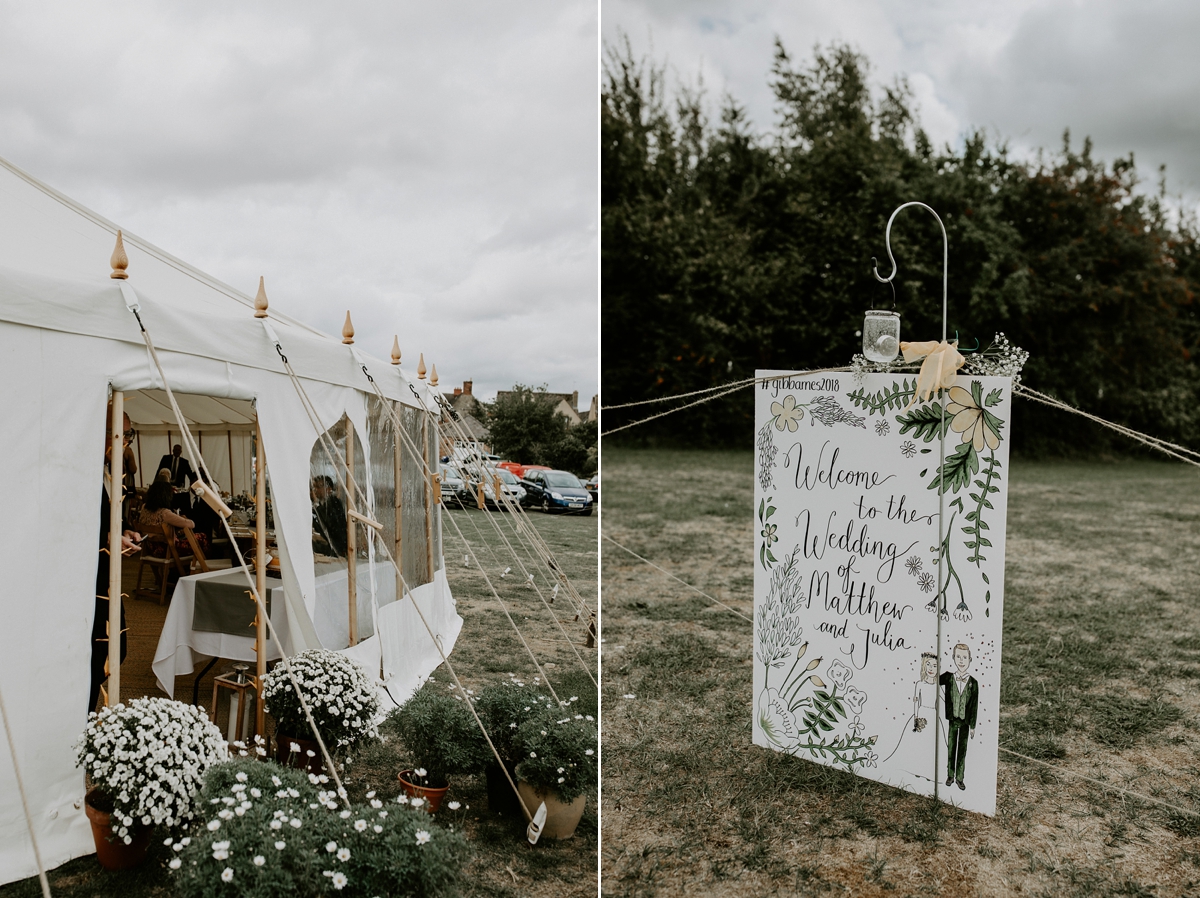 31 Scandi inspired River Thames wedding London - Green Wedding Shoes and a Back Necklace for a Marquee Wedding on the Banks Of The Thames 31 Scandi inspired River Thames wedding London