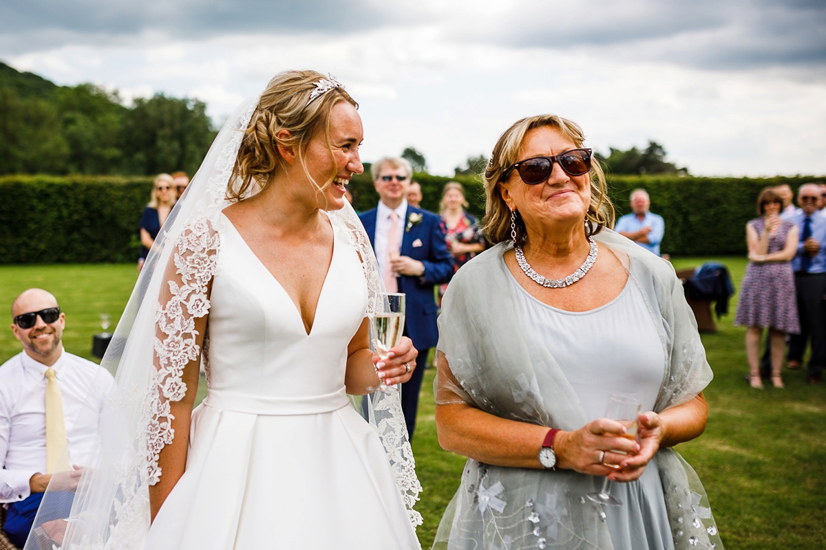 33 Allure Bridals dress Brinsop Court wedding Herefordshire