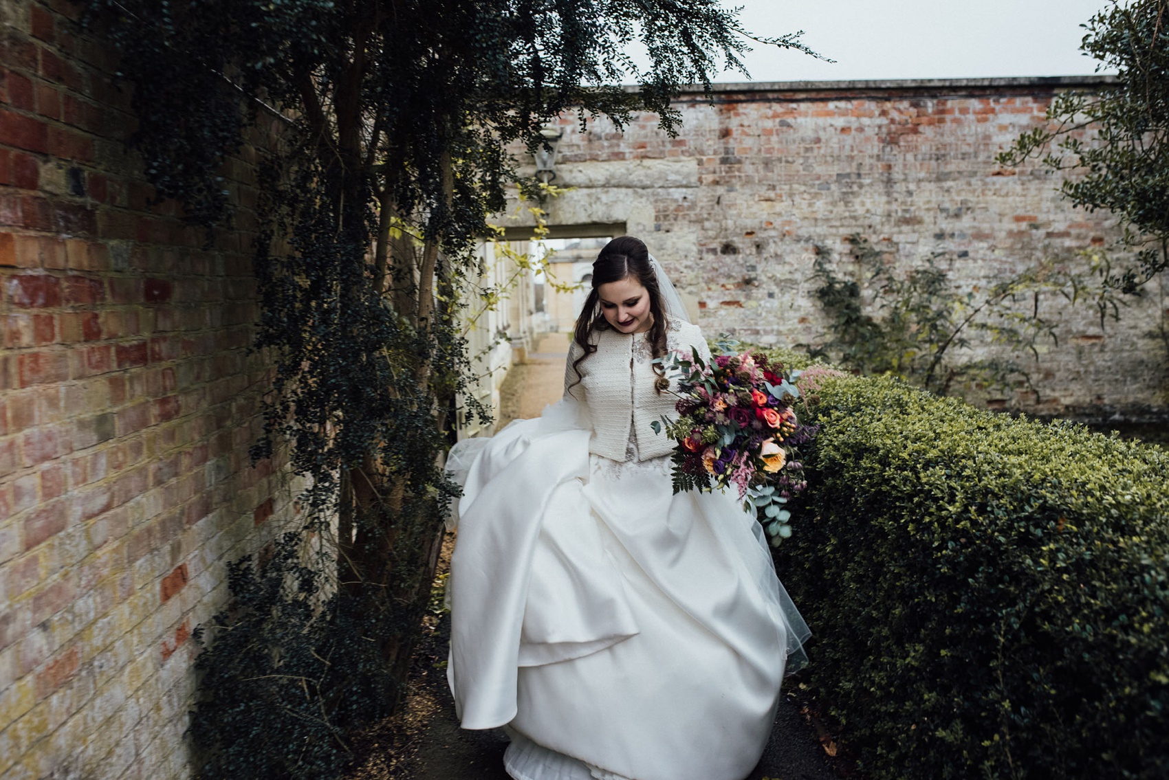 A Bride Who Handmade Her Own Wedding Dress + Harriet Wilde Shoes For an Elegant Autumn Wedding at Woburn Abbey 14 33 Bride made her own wedding dress