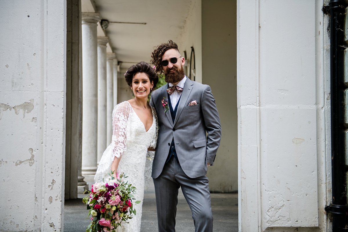 49 Grace Loves Lace bohemian intimate modern London wedding