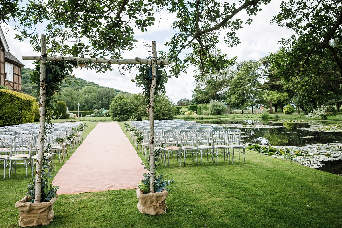 6 Allure Bridals dress Brinsop Court wedding Herefordshire