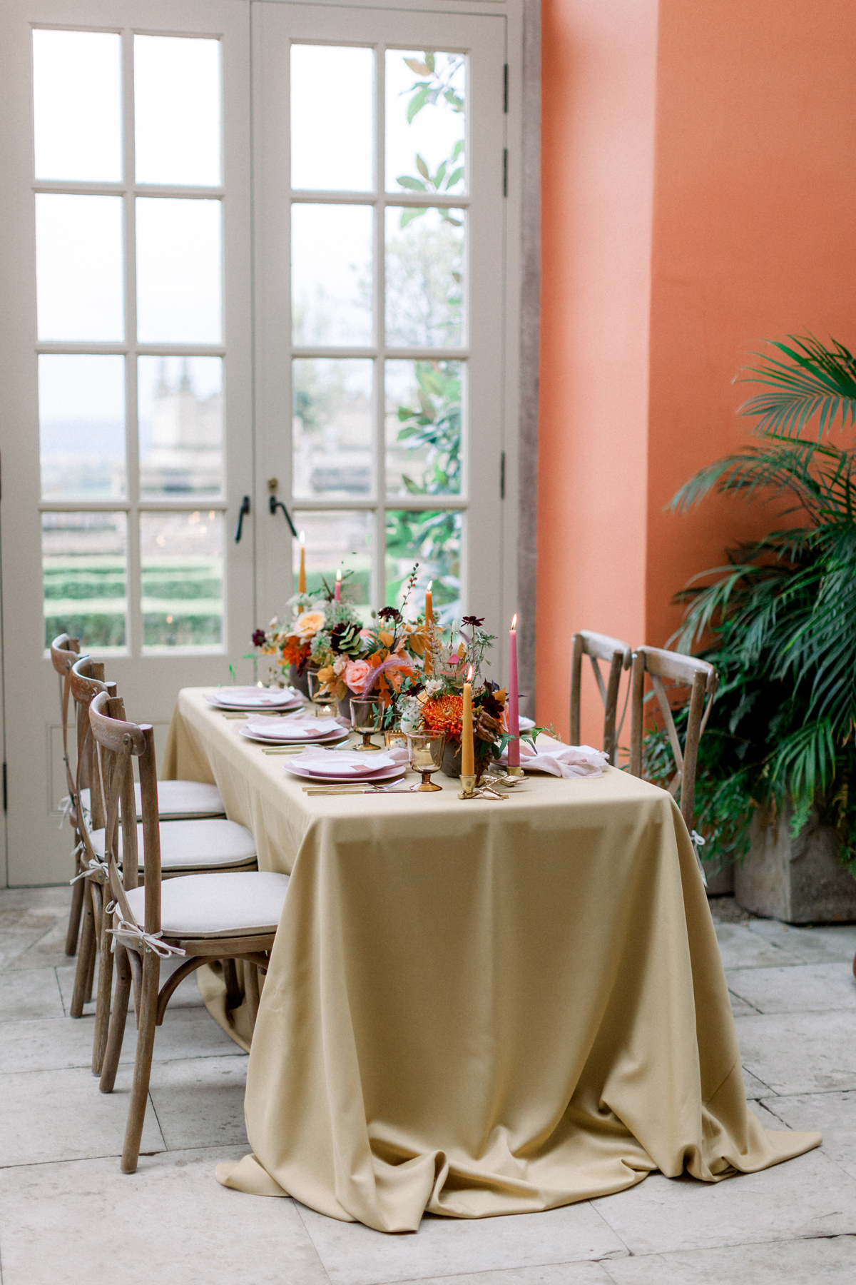 86 Unique Home Stays The Lost Orangery Wedding Venue - The Lost Orangery, via Unique Home Stays: Elegant Autumn Garden Wedding Inspiration 86 Unique Home Stays The Lost Orangery Wedding Venue