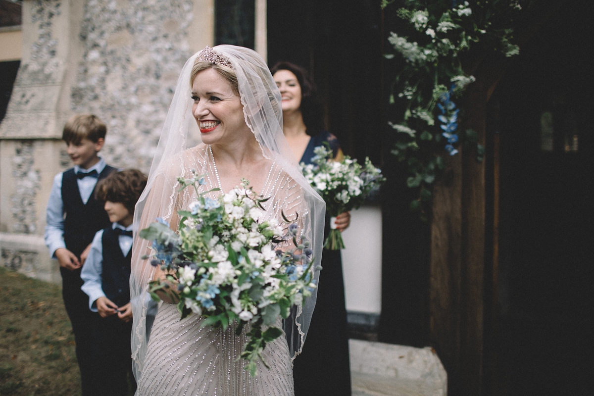 9 Jenny Packham dress 1930s house party wedding 1