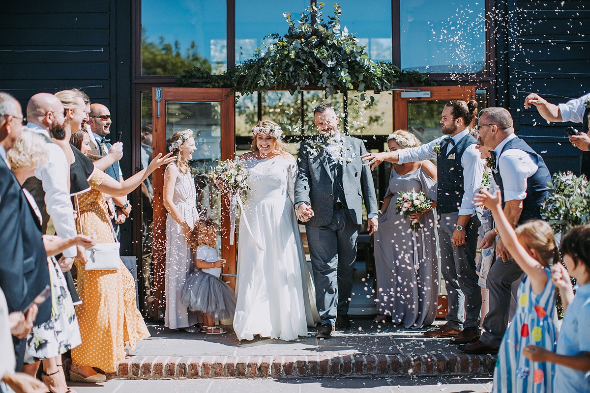 Augusta Jones Upwaltham Barn wedding West Sussex 28 - An Upwaltham Barn Wedding in West Sussex + a Bride in Lace Sleeved Augusta Jones Augusta Jones Upwaltham Barn wedding West Sussex 28