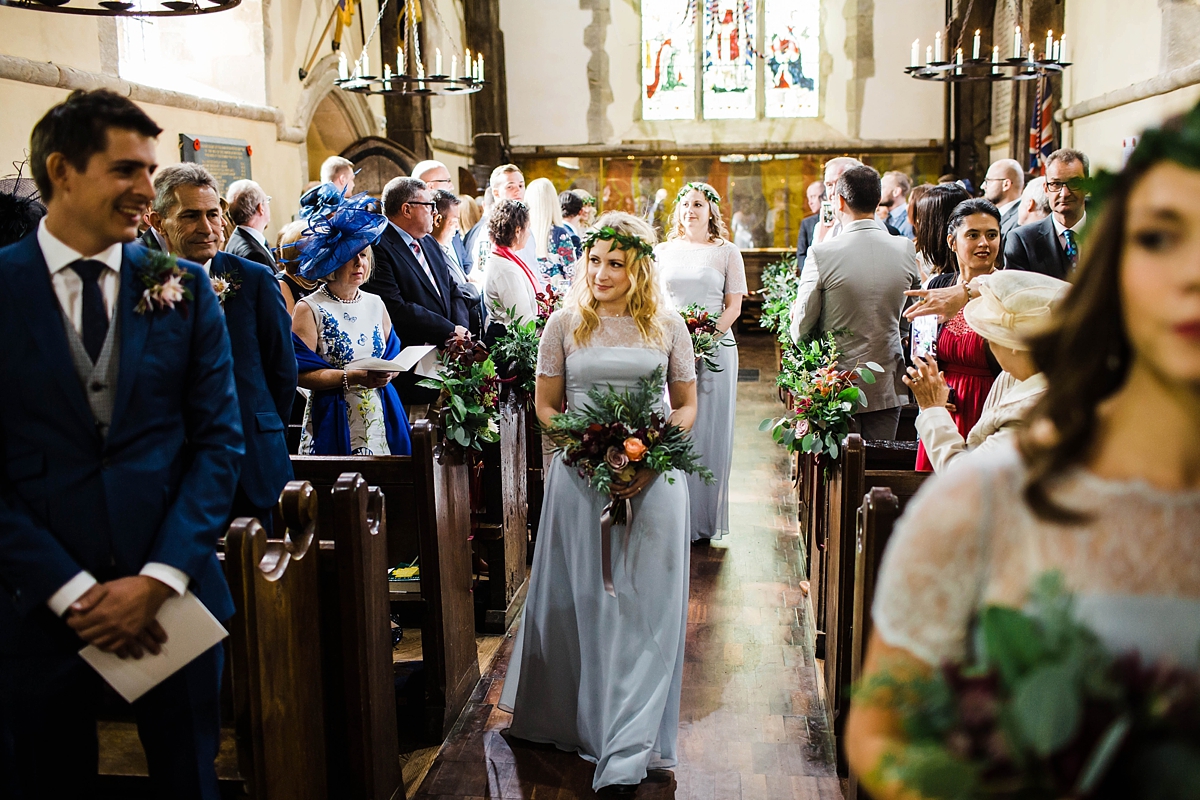 Daarlana dress colourful bohemian barn wedding 36