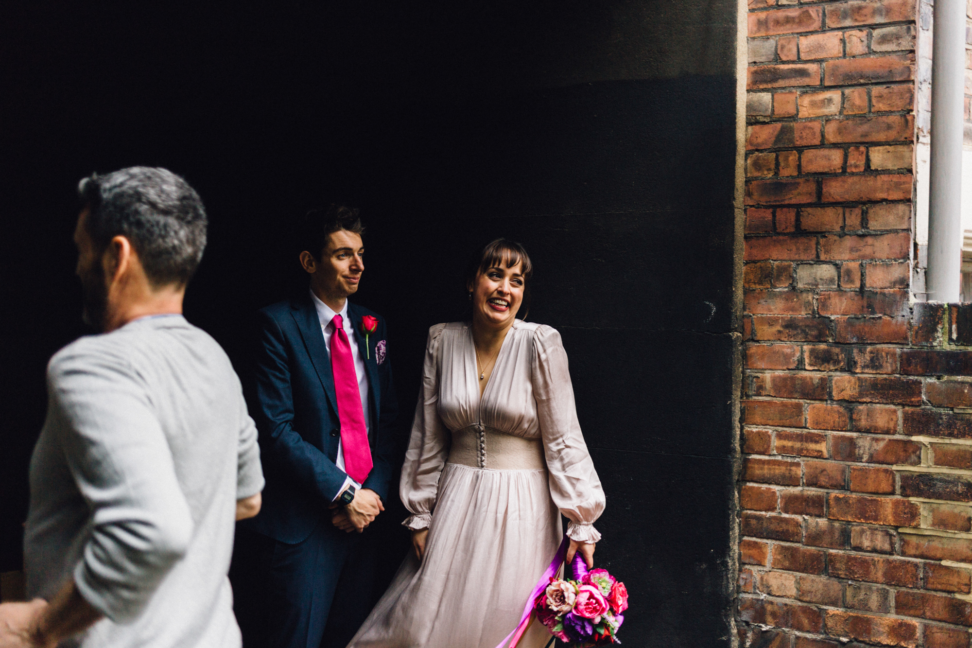 George and Michael 396 - A Vintage Inspired Ghost London Gown For a Handmade + Jewel Toned London Wedding George and Michael 396