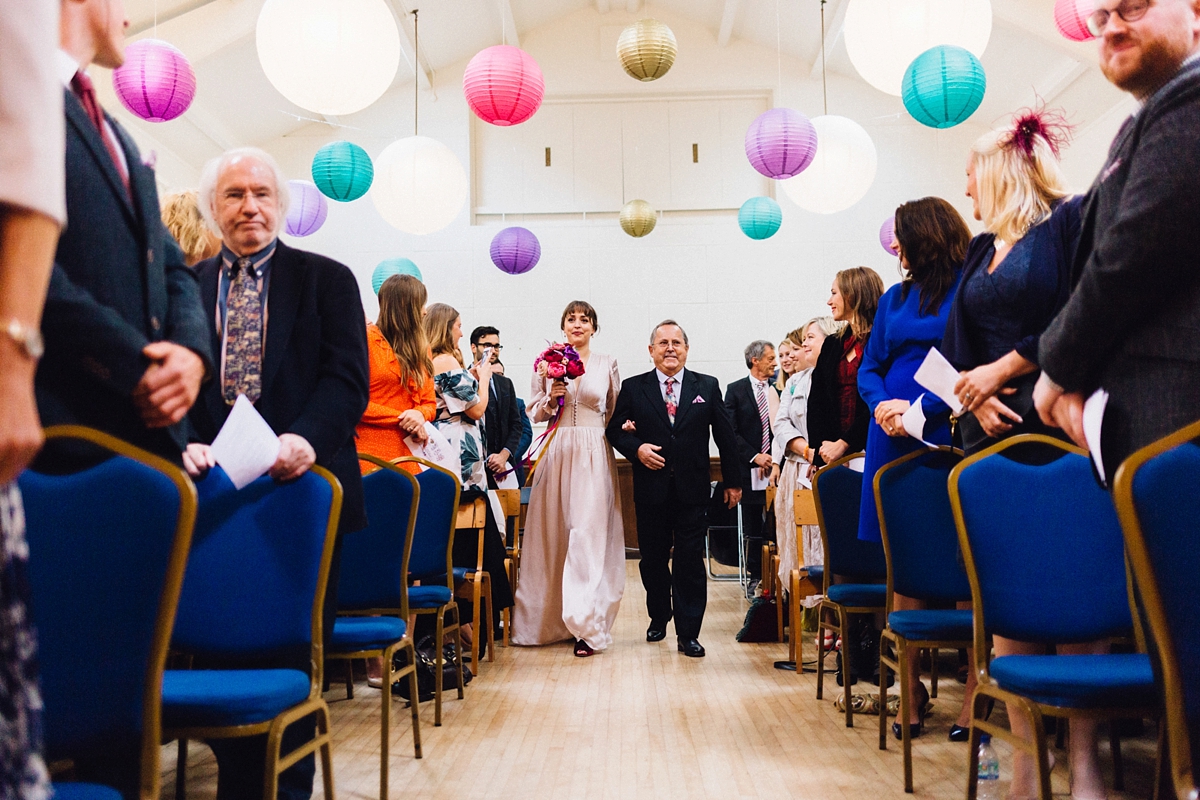 Ghost dress jewel toned colourful London wedding 11 - A Vintage Inspired Ghost London Gown For a Handmade + Jewel Toned London Wedding Ghost dress jewel toned colourful London wedding 11
