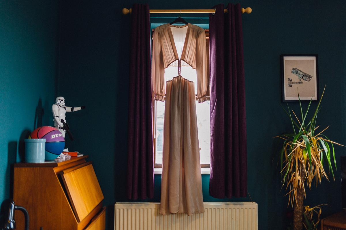 Ghost dress jewel toned colourful London wedding 3 1 - A Vintage Inspired Ghost London Gown For a Handmade + Jewel Toned London Wedding Ghost dress jewel toned colourful London wedding 3 1