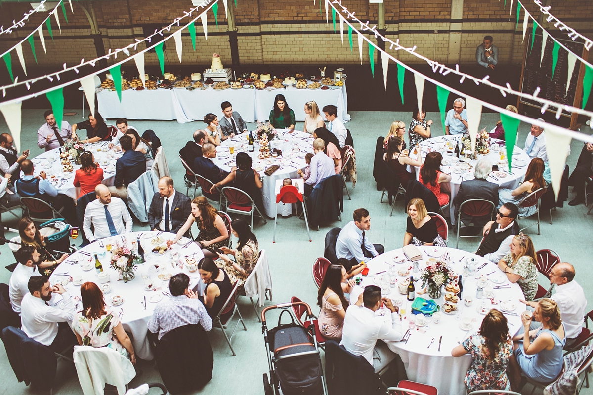 Halfpenny London bride Vintage inspired Manchester Victorian Baths wedding 47