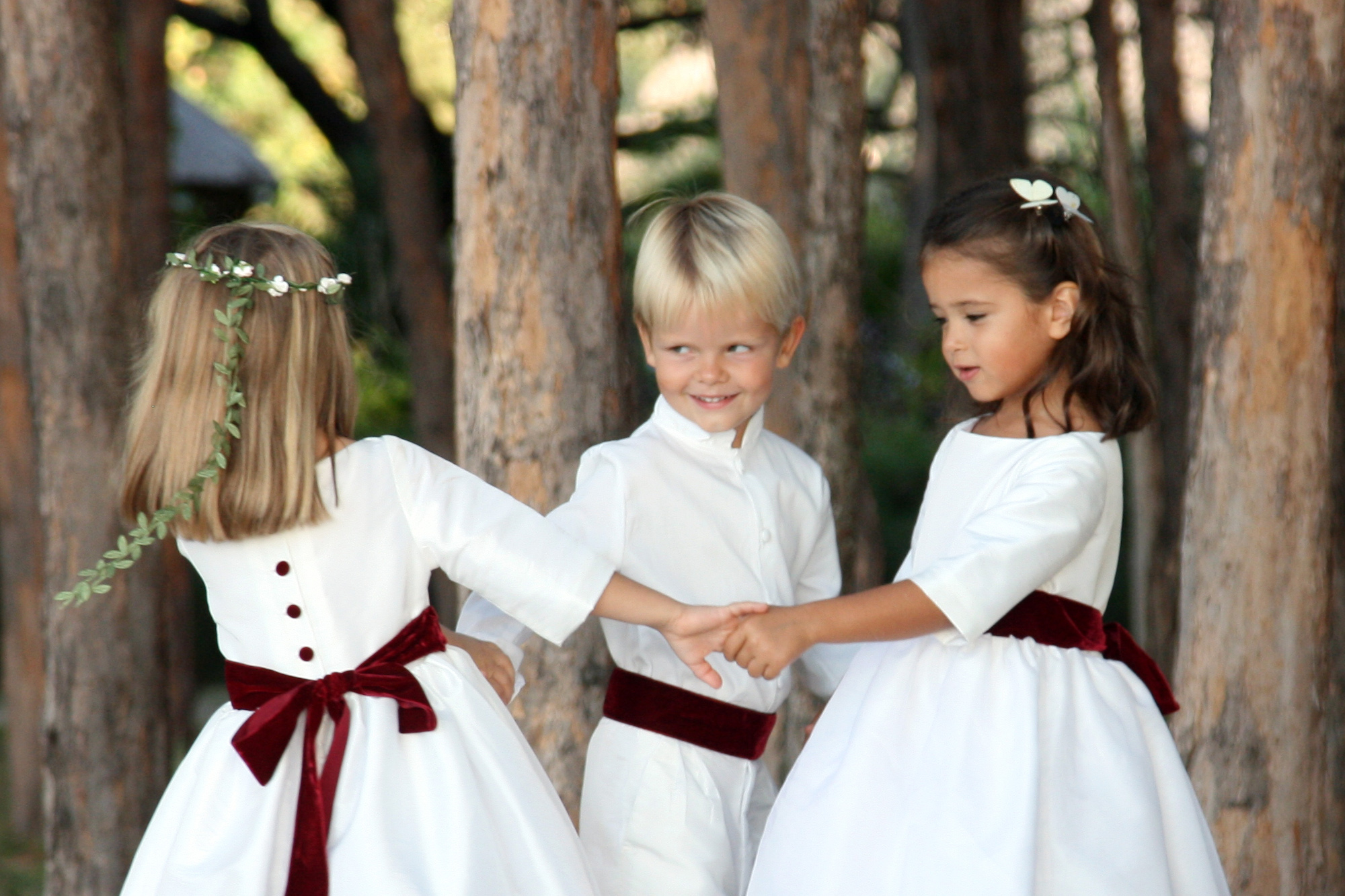 flower girl and pageboy outfits