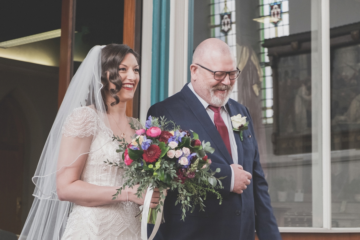 A Beded Maggie Sottero Dress  for a Jewell Toned Liverpool  