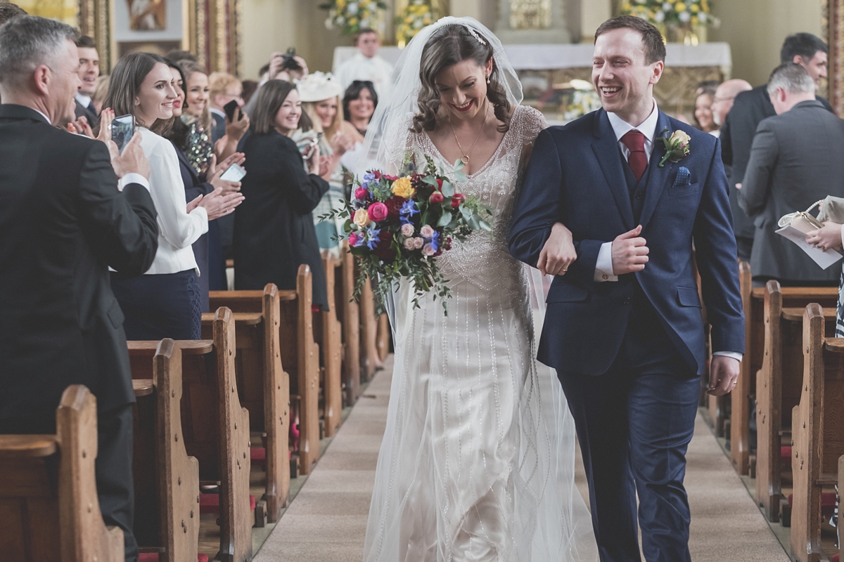 Maggie Sottero beaded dress Liverpool city wedding 19