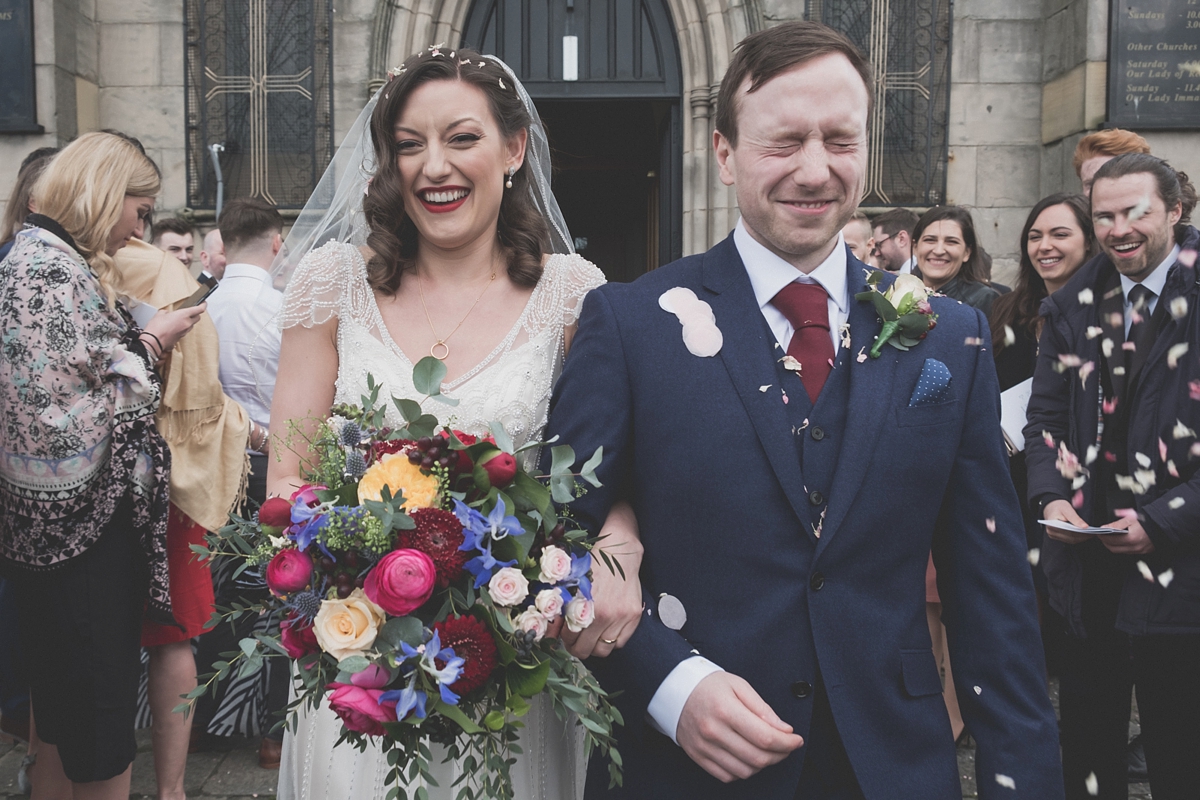 Maggie Sottero beaded dress Liverpool city wedding 21