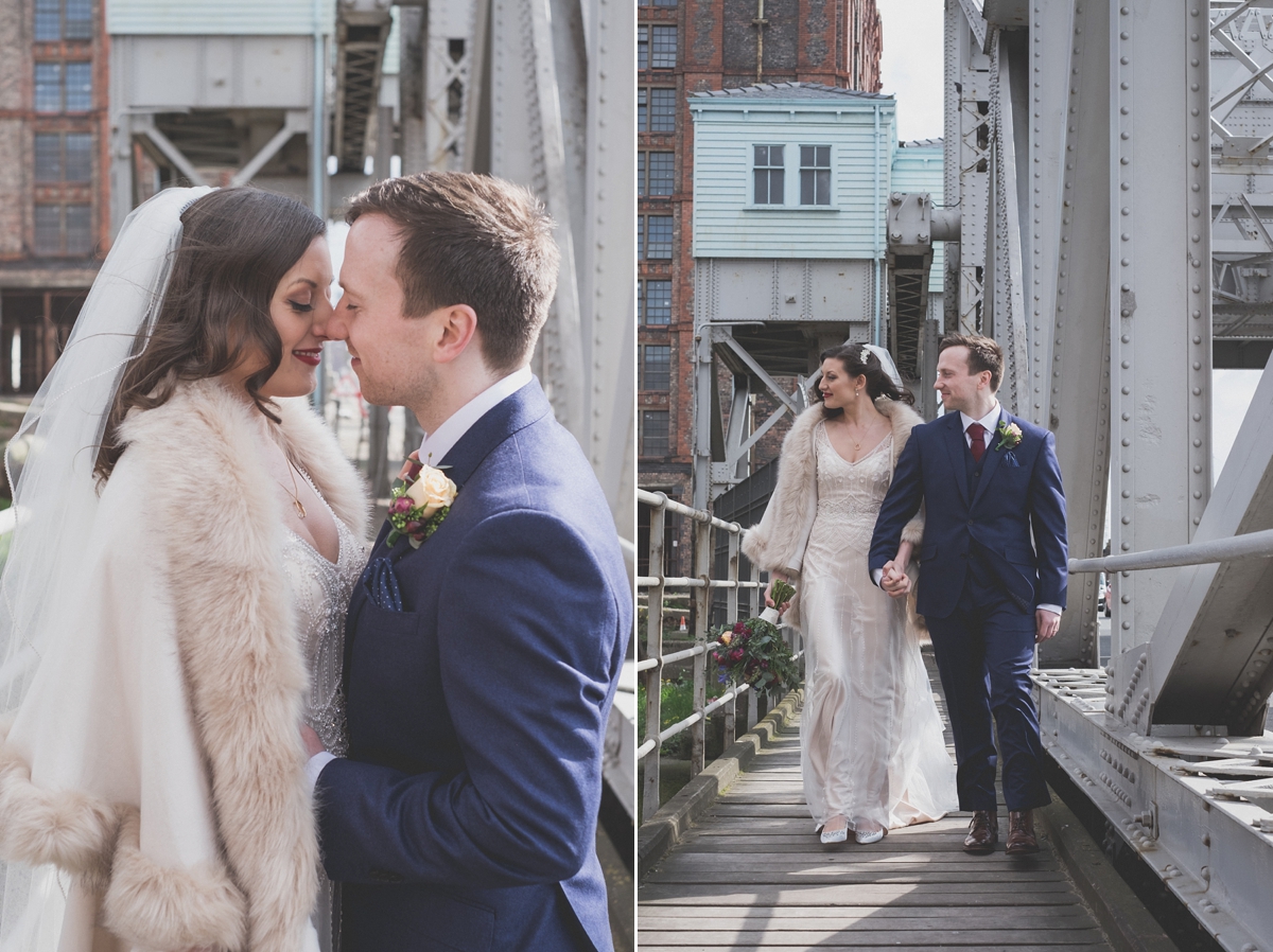 Maggie Sottero beaded dress Liverpool city wedding 25