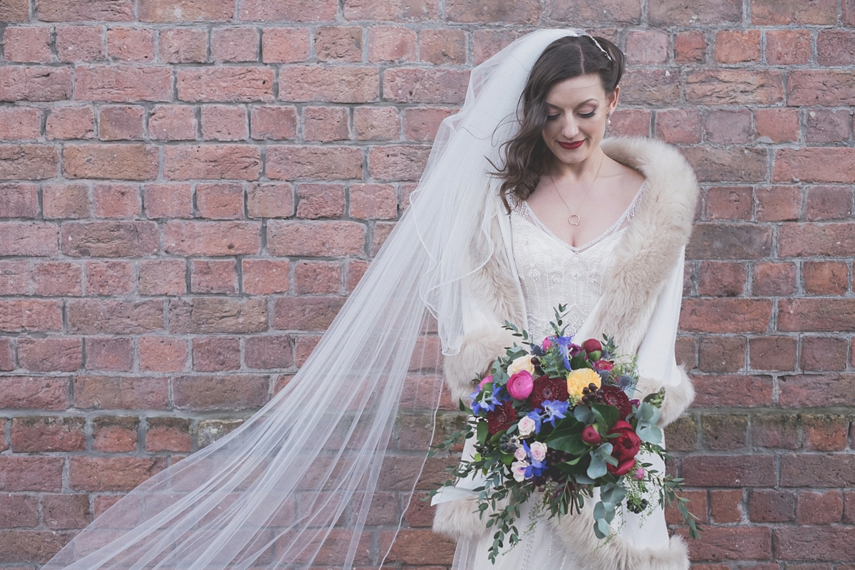 A Beded Maggie Sottero Dress  for a Jewell Toned Liverpool  