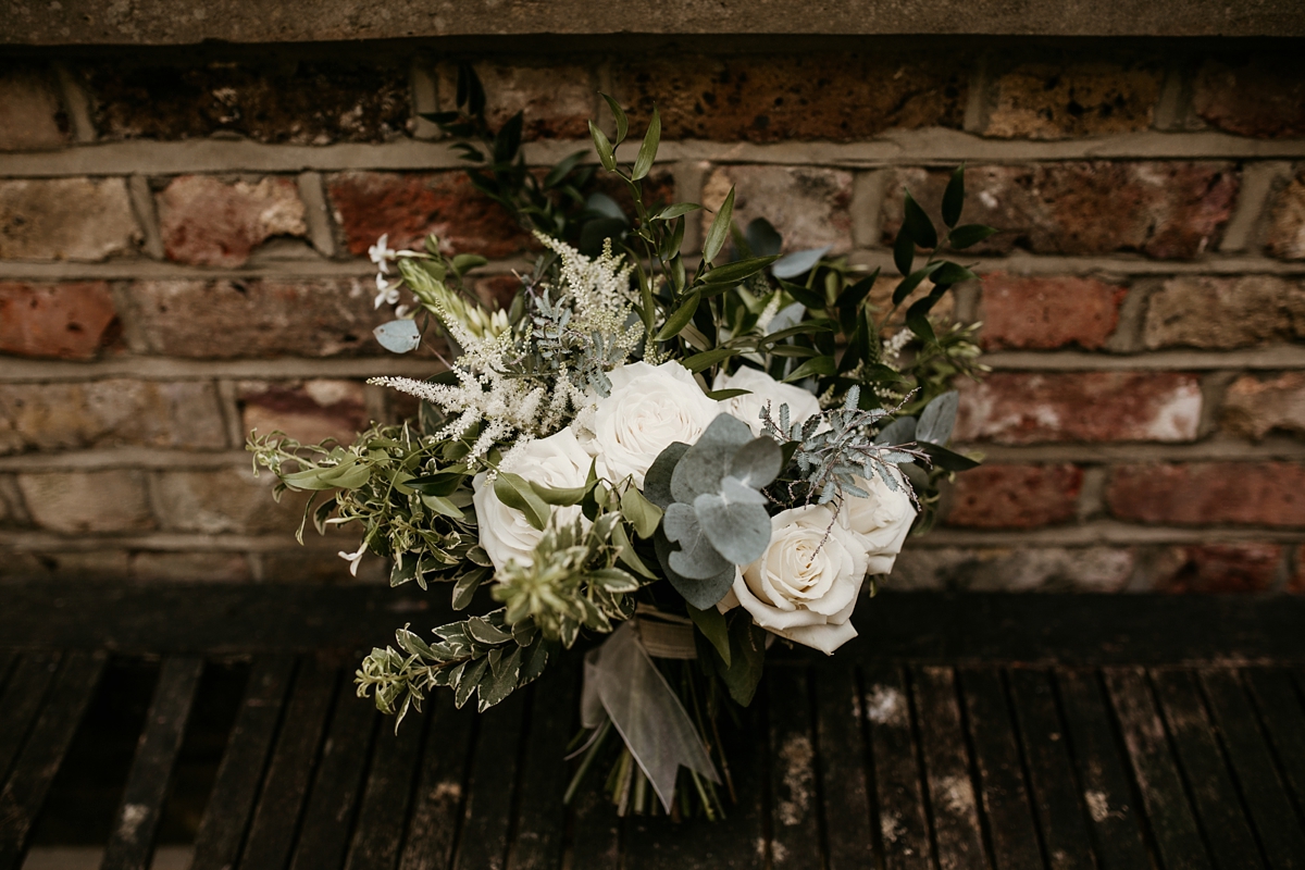 Pronovias bride elegant walled garden wedding in Essex 1