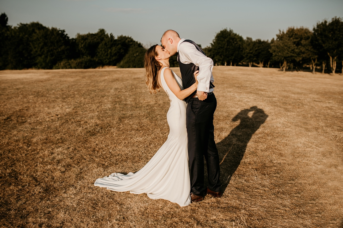 Pronovias bride elegant walled garden wedding in Essex 31