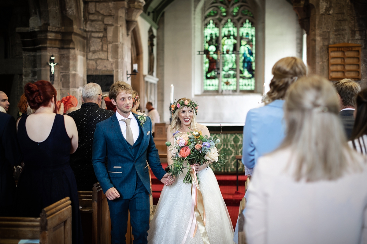 14 Charlotte Balbier dress nature inspired barn wedding Yorkshire - A Charlotte Balbier Dress + Flower Crown For a Nature Inspired Barn Wedding in Yorkshire 14 Charlotte Balbier dress nature inspired barn wedding Yorkshire