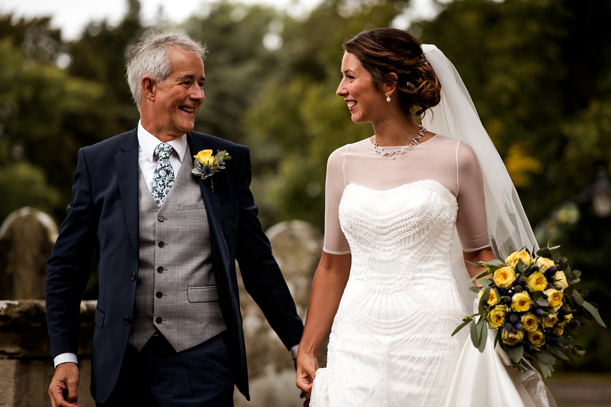 16 Suzanne Neville dress rainy day coastal wedding Portsmouth