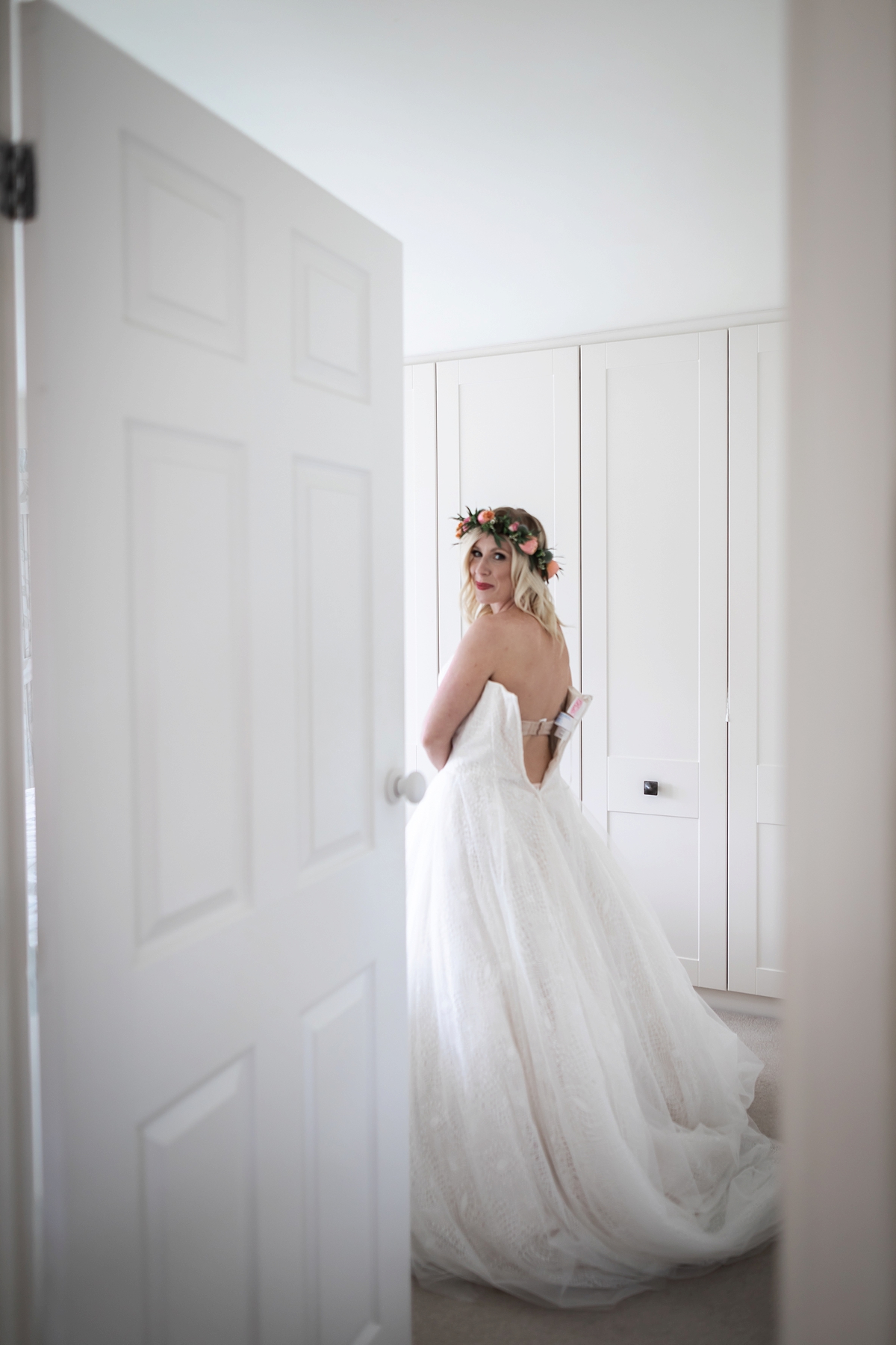 2 Charlotte Balbier dress nature inspired barn wedding Yorkshire