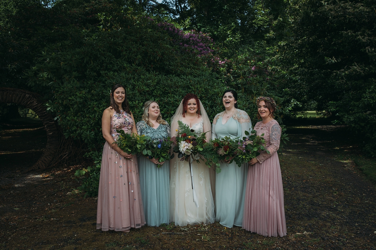 20 Maggie Sottero dress literature inspired woodland wedding Scotland