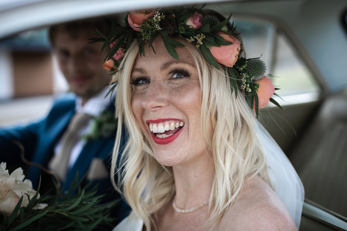 21 Charlotte Balbier dress nature inspired barn wedding Yorkshire