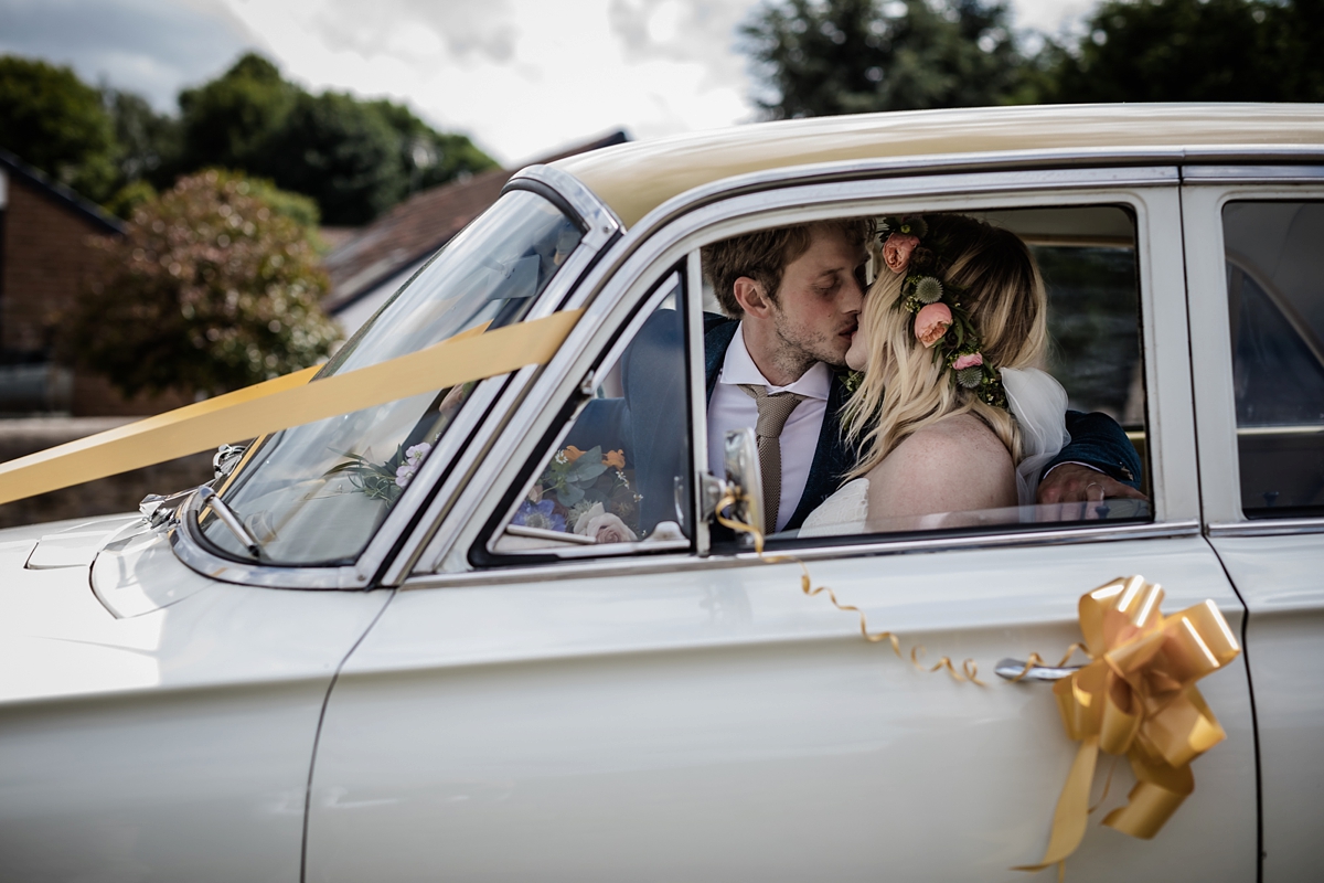 22 Charlotte Balbier dress nature inspired barn wedding Yorkshire