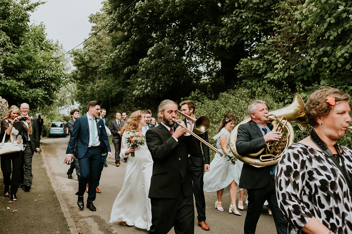 26 A feminist equality inspired wedding Indiebride dress