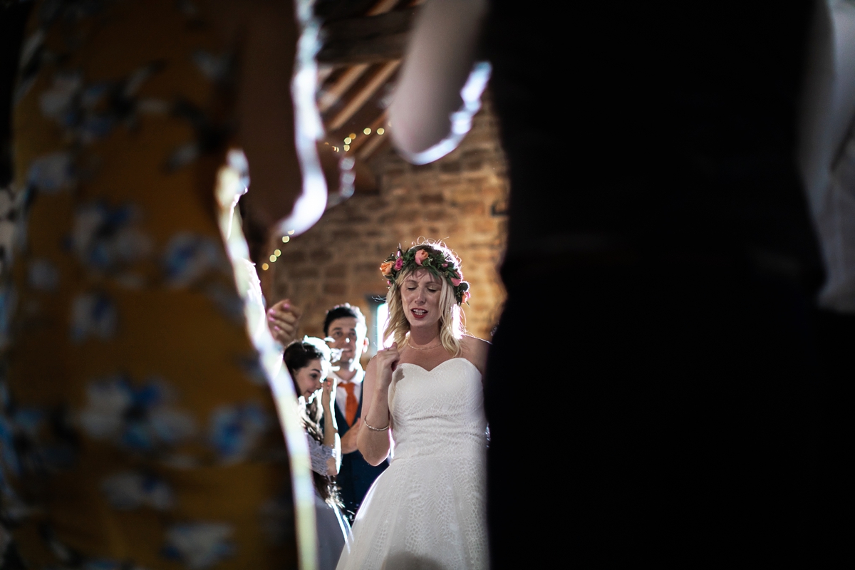 30 Charlotte Balbier dress nature inspired barn wedding Yorkshire