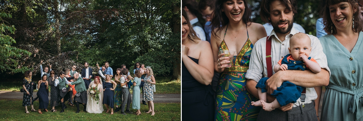 33 Maggie Sottero dress literature inspired woodland wedding Scotland