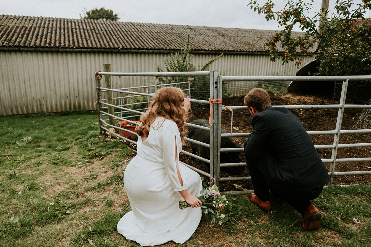 38 A feminist equality inspired wedding Indiebride dress