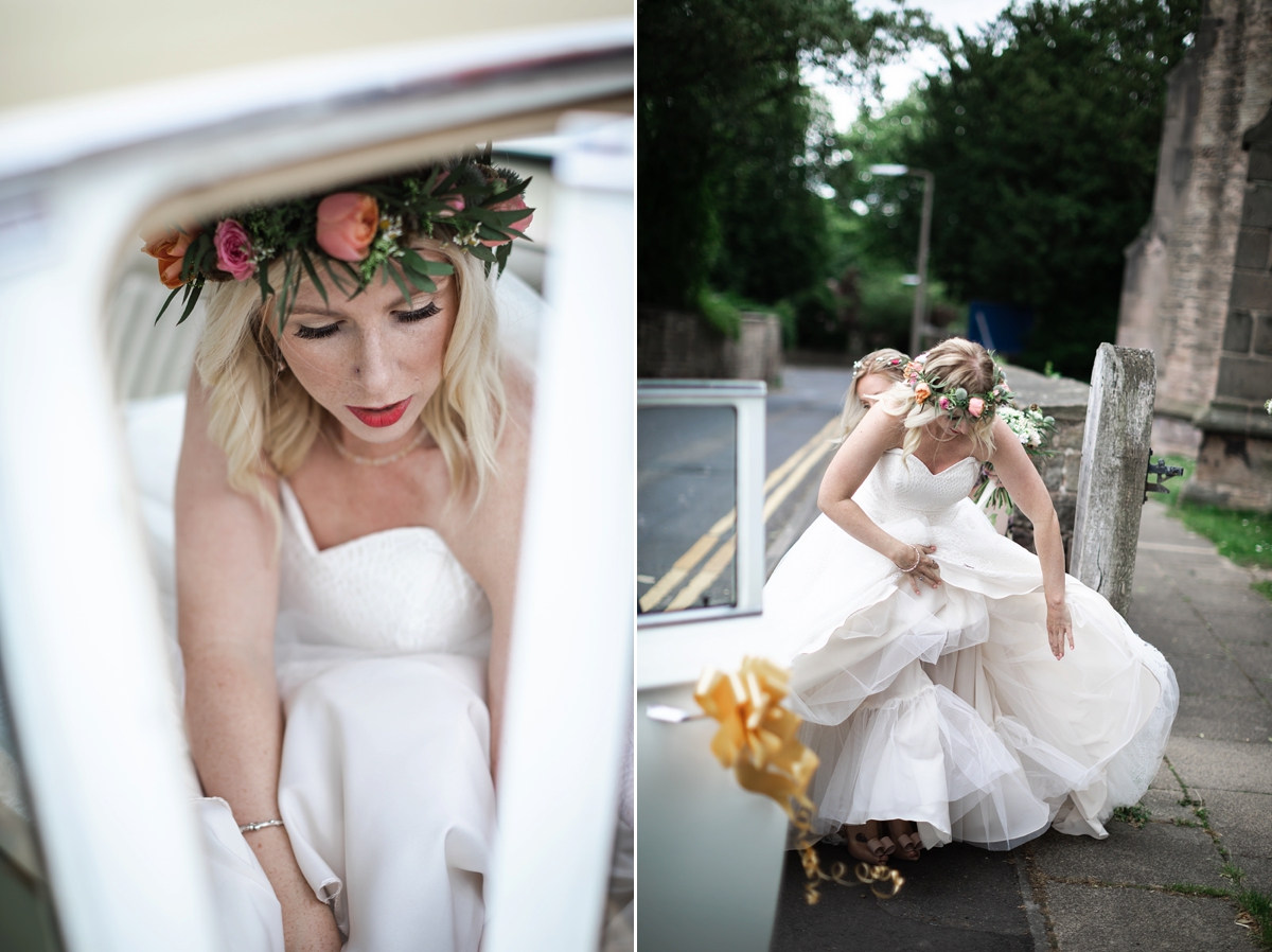 8 Charlotte Balbier dress nature inspired barn wedding Yorkshire