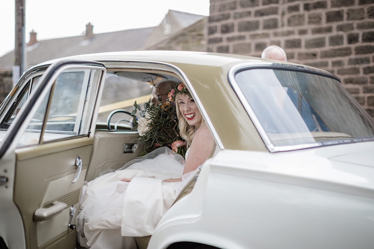 9 Charlotte Balbier dress nature inspired barn wedding Yorkshire