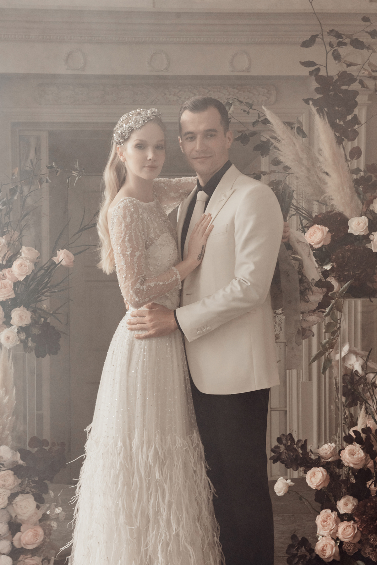 Aynhoe Park surrel fantastical luxurious wedding inspiration 21