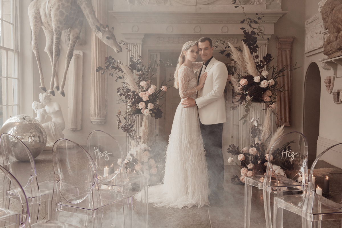 Aynhoe Park surrel fantastical luxurious wedding inspiration 23