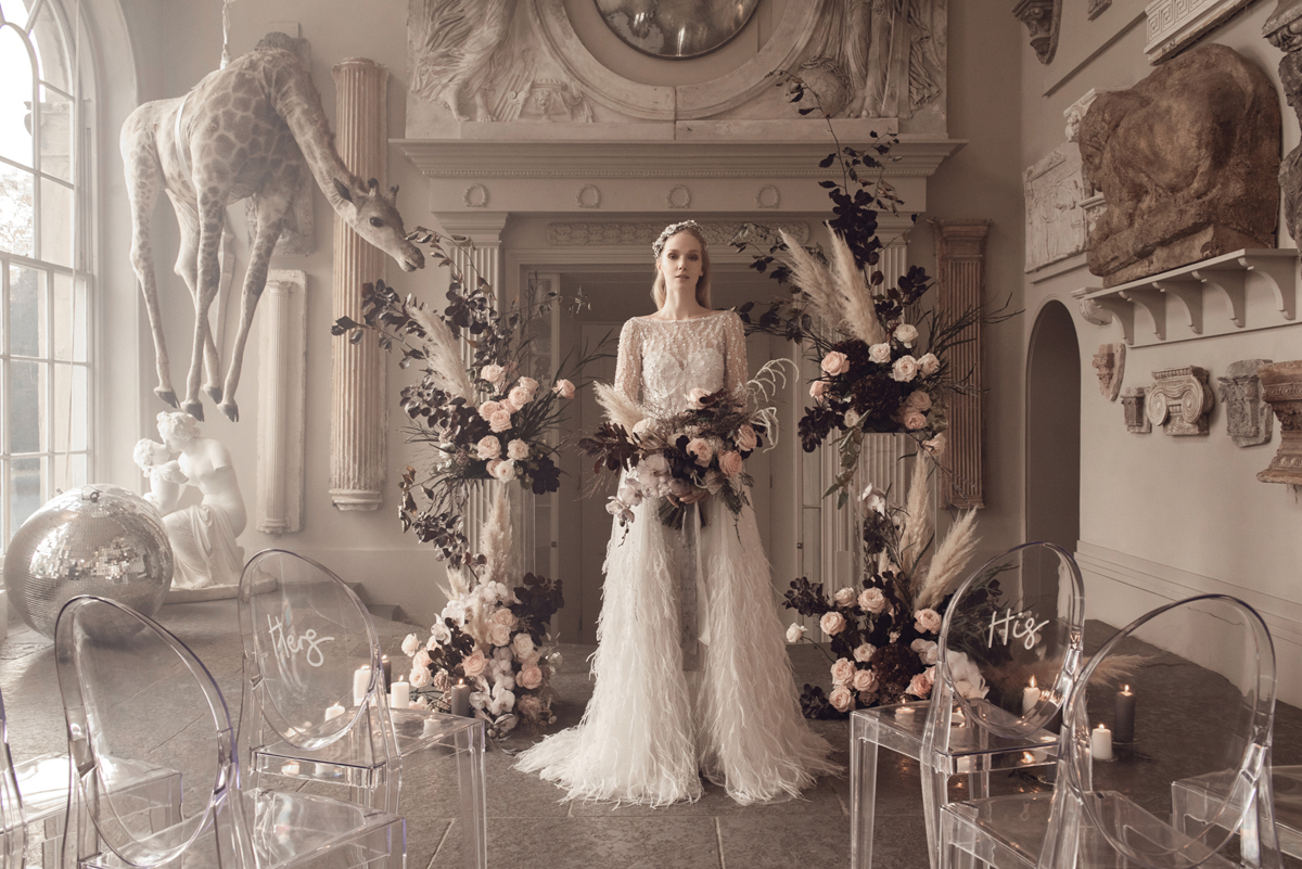 Aynhoe Park surrel fantastical luxurious wedding inspiration 24