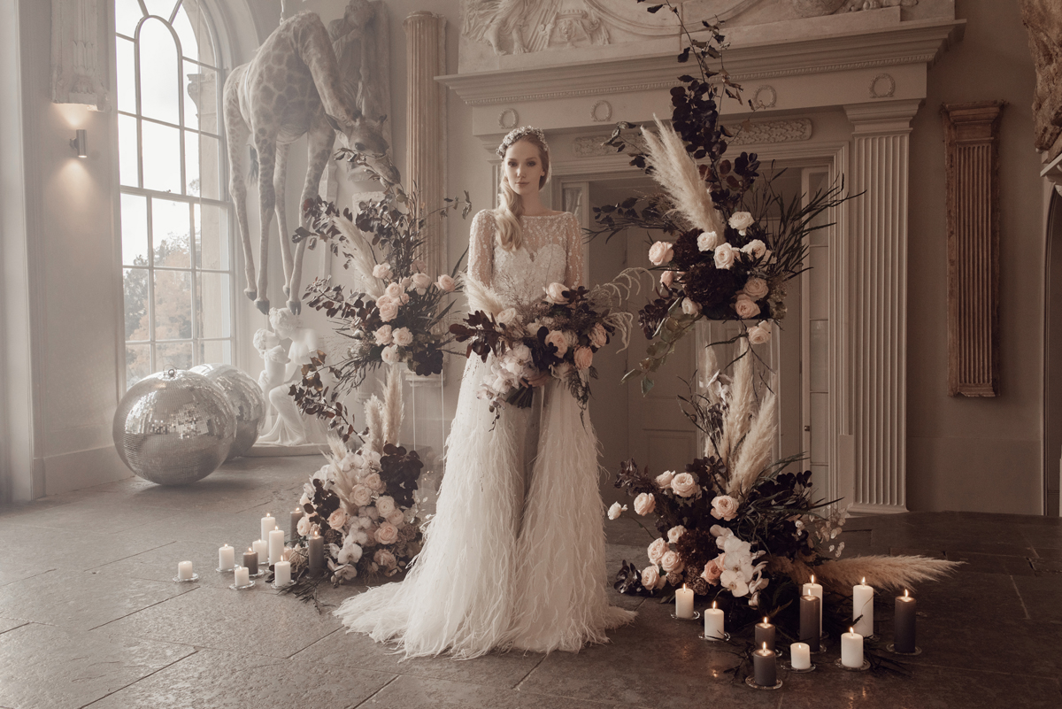 Aynhoe Park surrel fantastical luxurious wedding inspiration 27