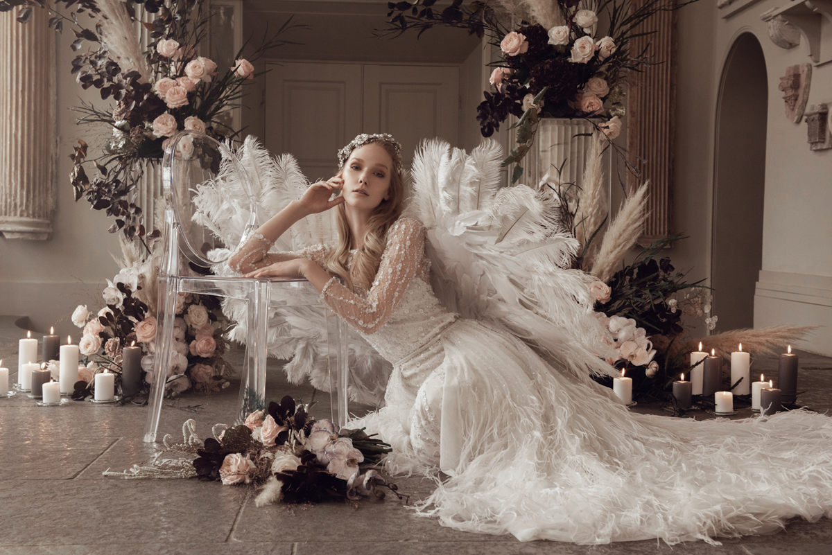 Aynhoe Park surrel fantastical luxurious wedding inspiration 28