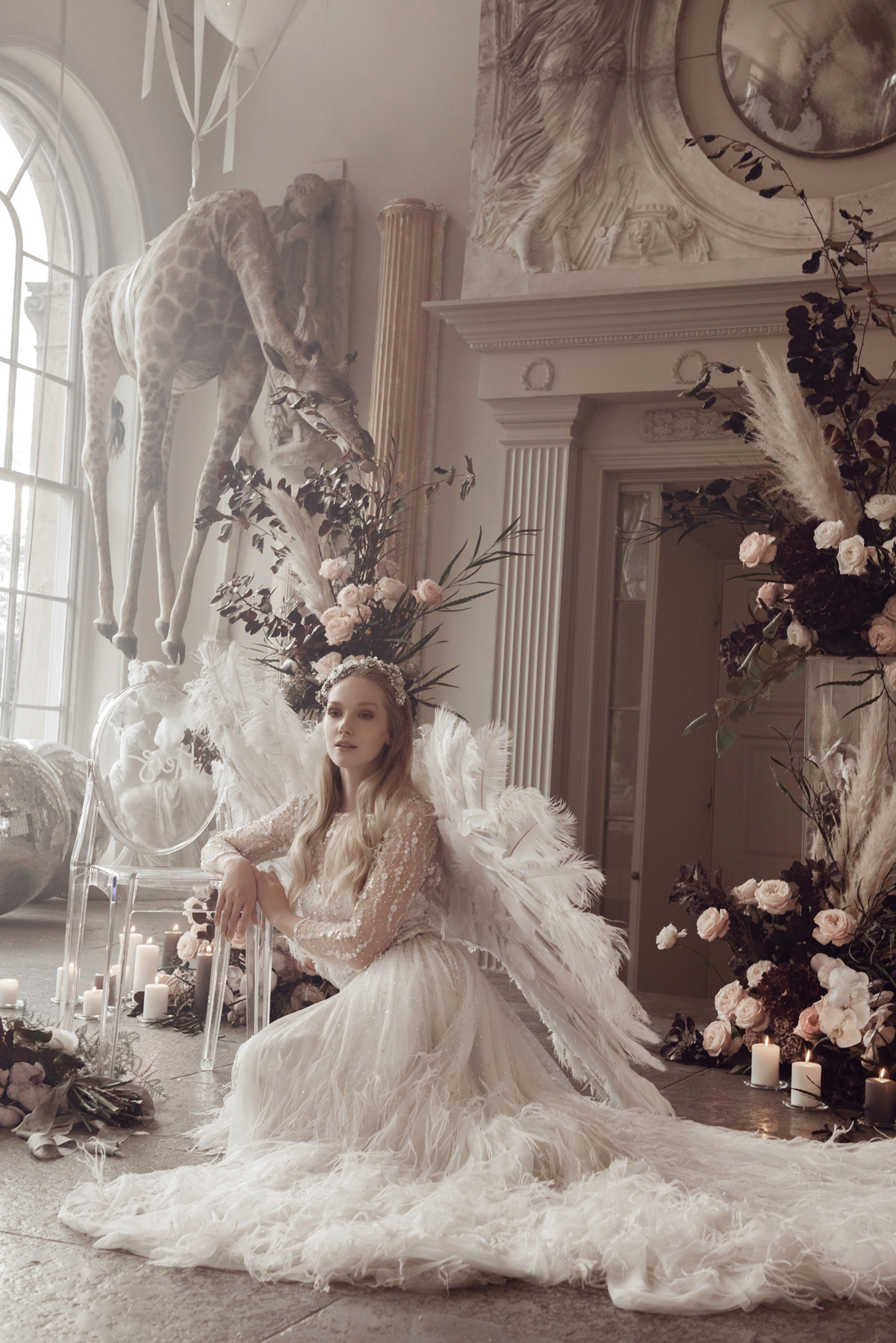 Aynhoe Park surrel fantastical luxurious wedding inspiration 29