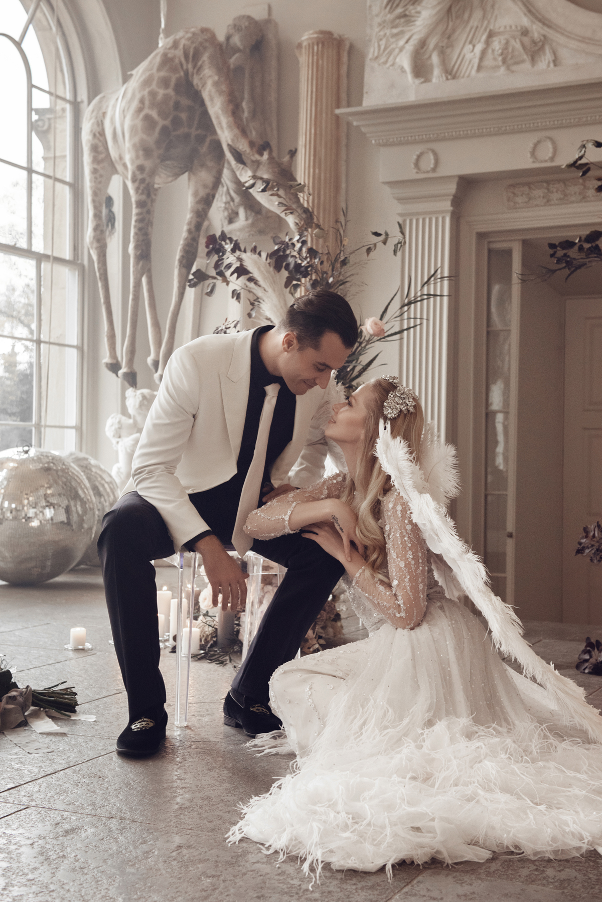 Aynhoe Park surrel fantastical luxurious wedding inspiration 30