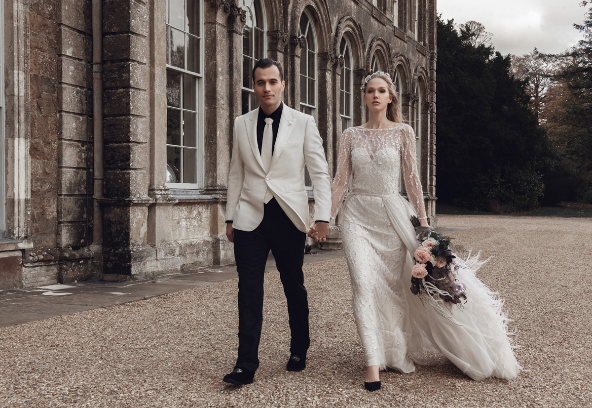 Aynhoe Park surrel fantastical luxurious wedding inspiration 33