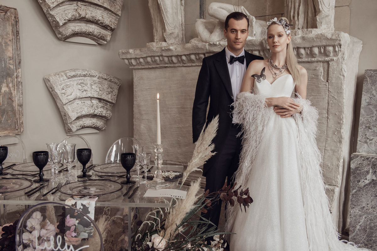 Aynhoe Park surrel fantastical luxurious wedding inspiration 40