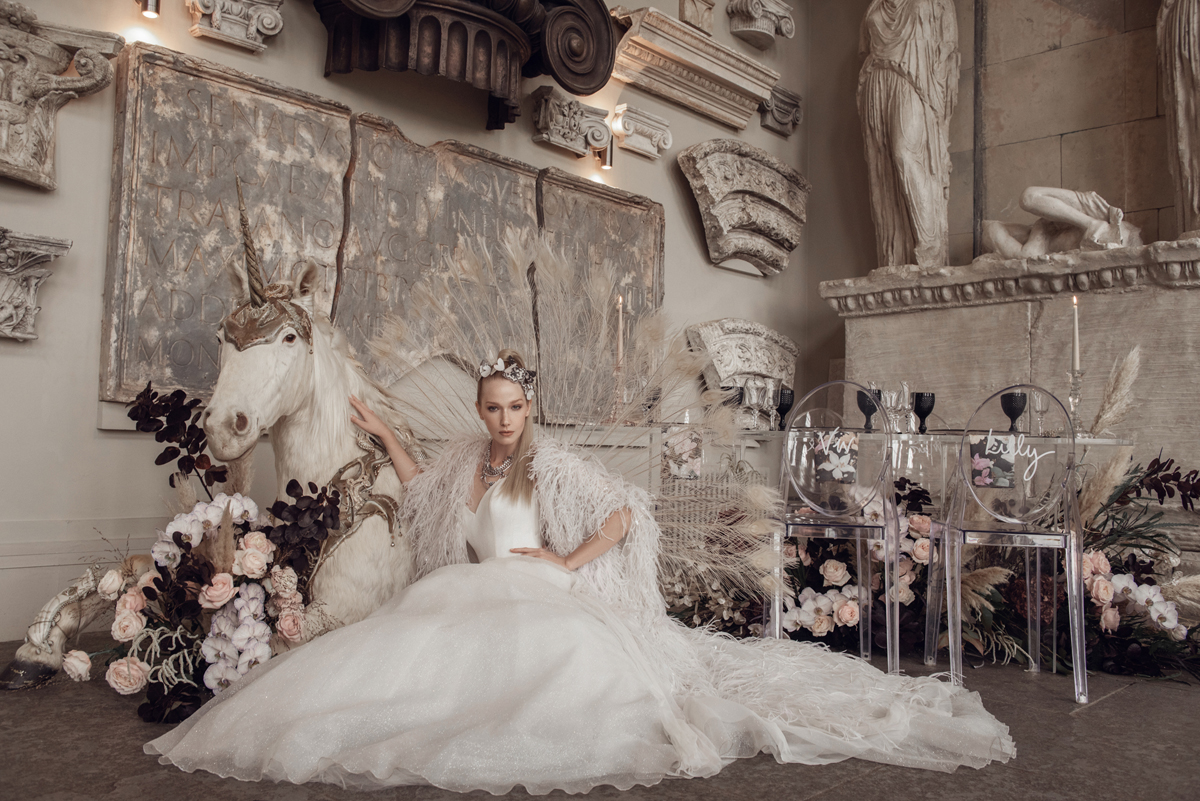 Aynhoe Park surrel fantastical luxurious wedding inspiration 43