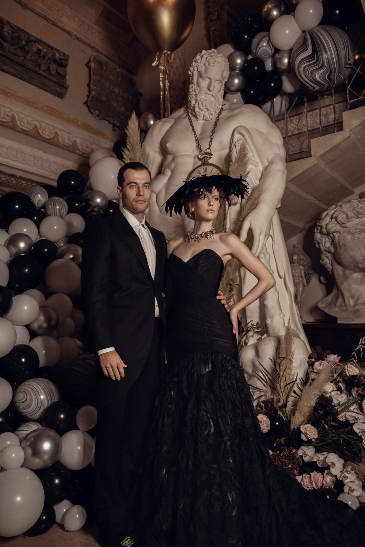 Aynhoe Park surrel fantastical luxurious wedding inspiration 59