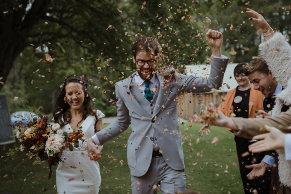 A Fun and Magical Woodland + Scottish Lochside Wedding at the Dell of Abernethy