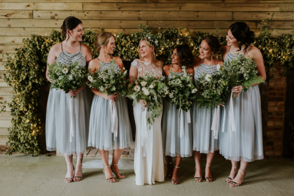Rime Arodaky wedding dress for a Rainy Day Wedding on a Farm