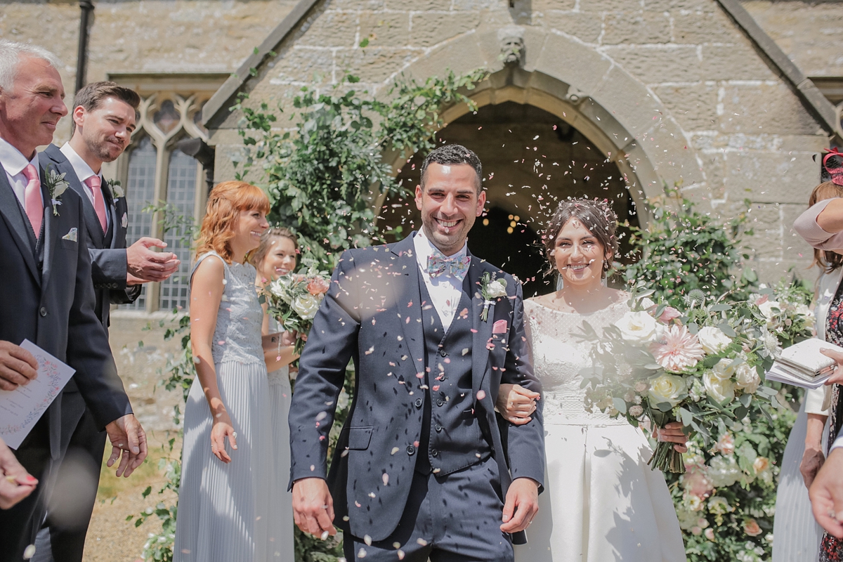 Jesus Peiro dress botanical Northumbria countryside wedding 29