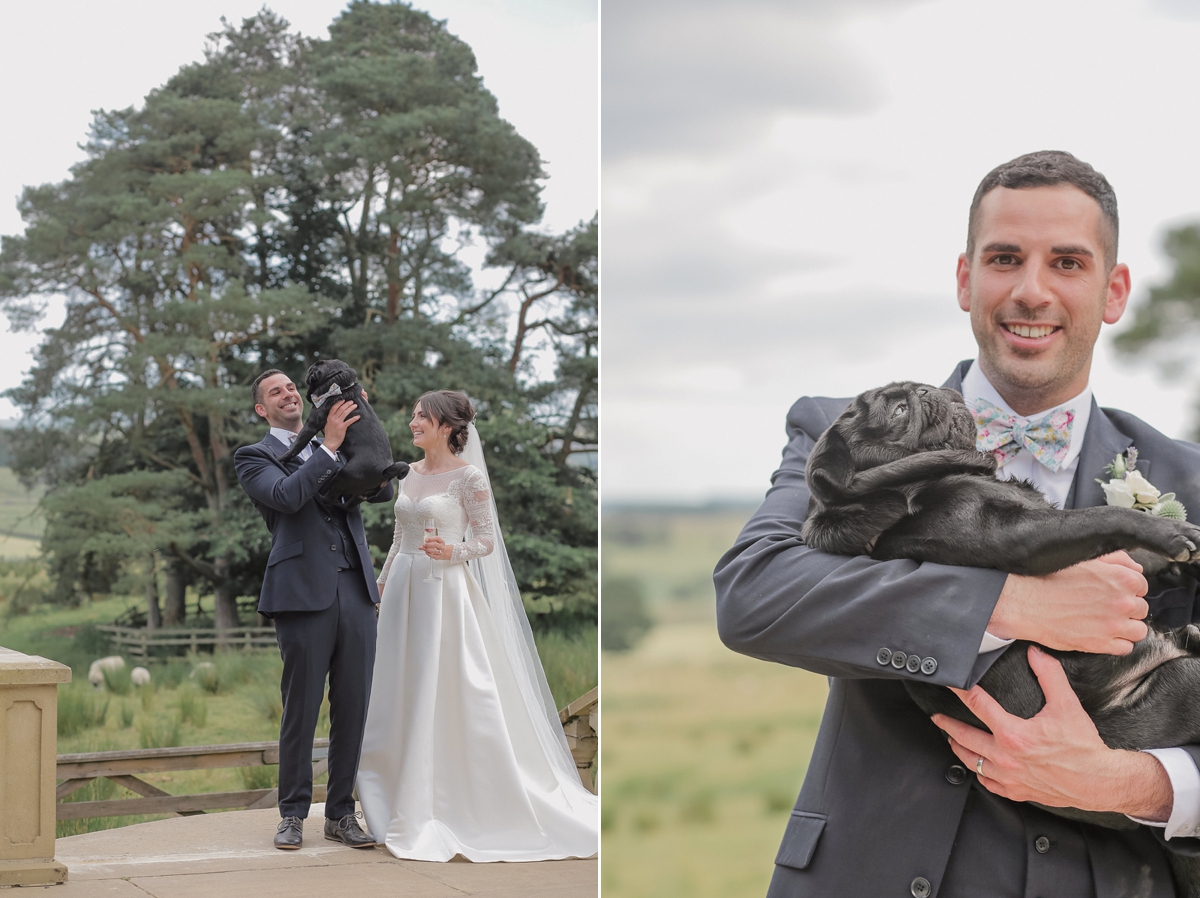 Jesus Peiro dress botanical Northumbria countryside wedding 36